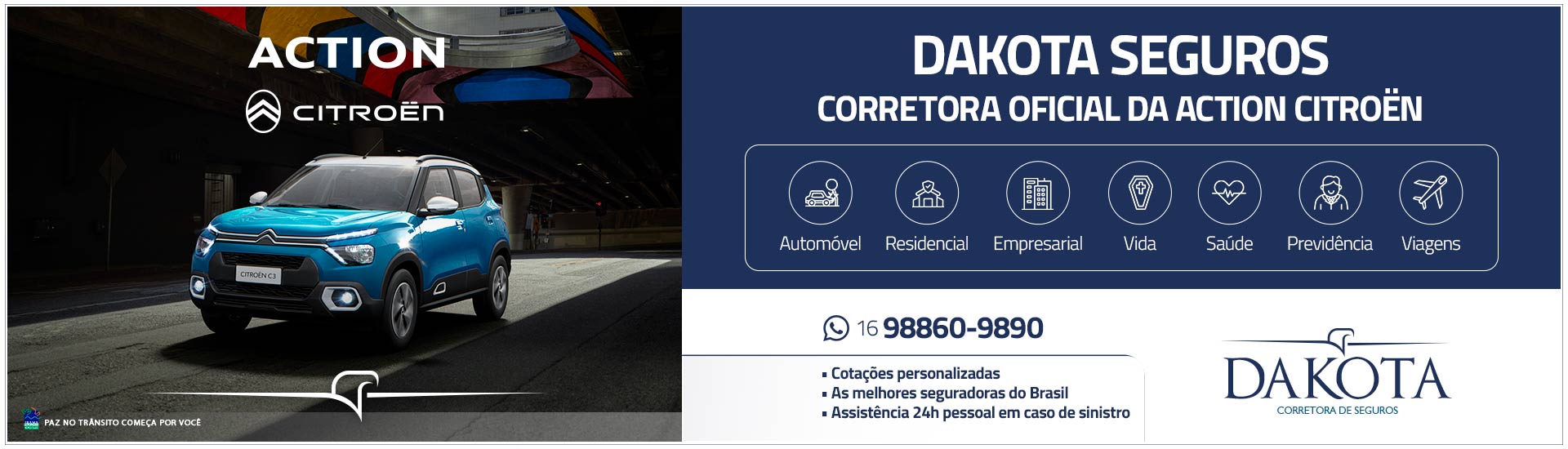 Dakota Segudores - A seguradora oficial da Action Citroen 
